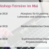 Grafik mit den Workshop-Terminen im Mai