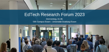 Einladung EdTech Research Forum Einladung EdTech Research Forum