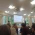 Speakers of the Stiftung Innovation in der Hochschullehre present the Transferkiosk